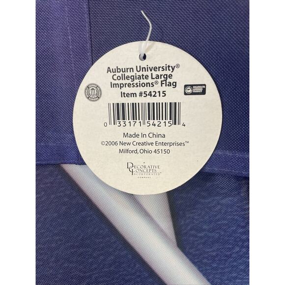 Auburn University Tigers Flag 3’x2’ NWT Officially Licensed Banner - Picture 3 of 3